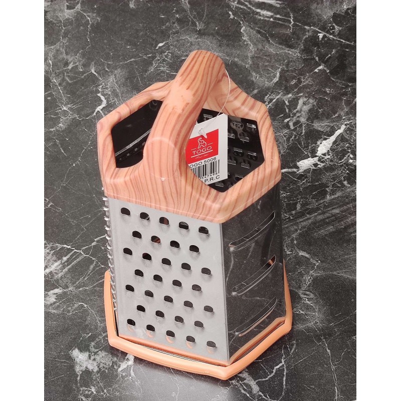 Rende Plastik Saplı Çok Fonksiyonlu Rende 6 Farklı Model 22 cm x 11 cm ahşap renk