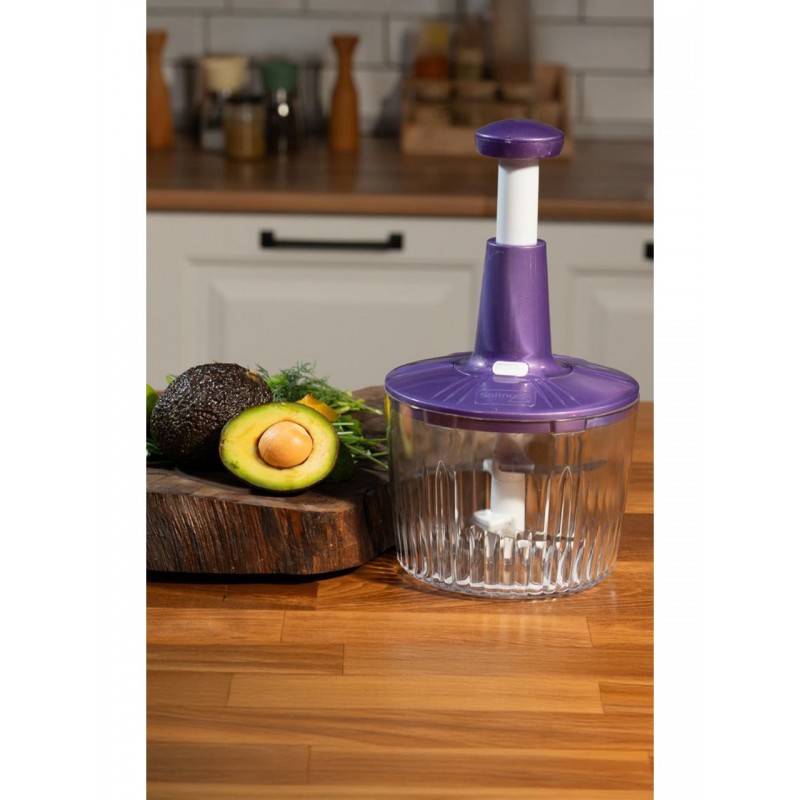 Solingen Bıçaklı Manuel Doğrayıcı El Rondosu El Blenderi El Basmalı