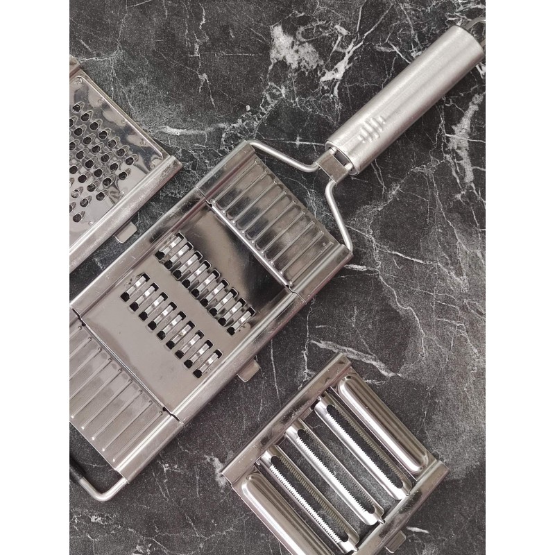 Soyacak Çok Amaçlı Sebze Dilimleyici  Peynir Rendesi ve Sebze Doğrayıcı Soyucu Ayarlanabilir Bıçaklı