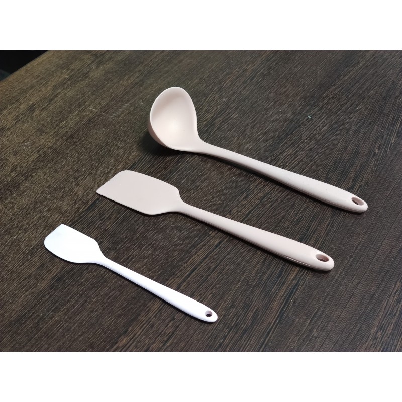 Cooker Silikon Kepçe seti pembe Cooker Silikon Kepçe seti pembe