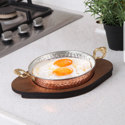 Bakır Tava Dövme 16cm sahan
