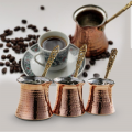 Bakır Cezve 3 Lü Set Bakır Cezve 3 Lü Set