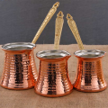 Bakır Cezve 3 Lü Set Bakır Cezve 3 Lü Set