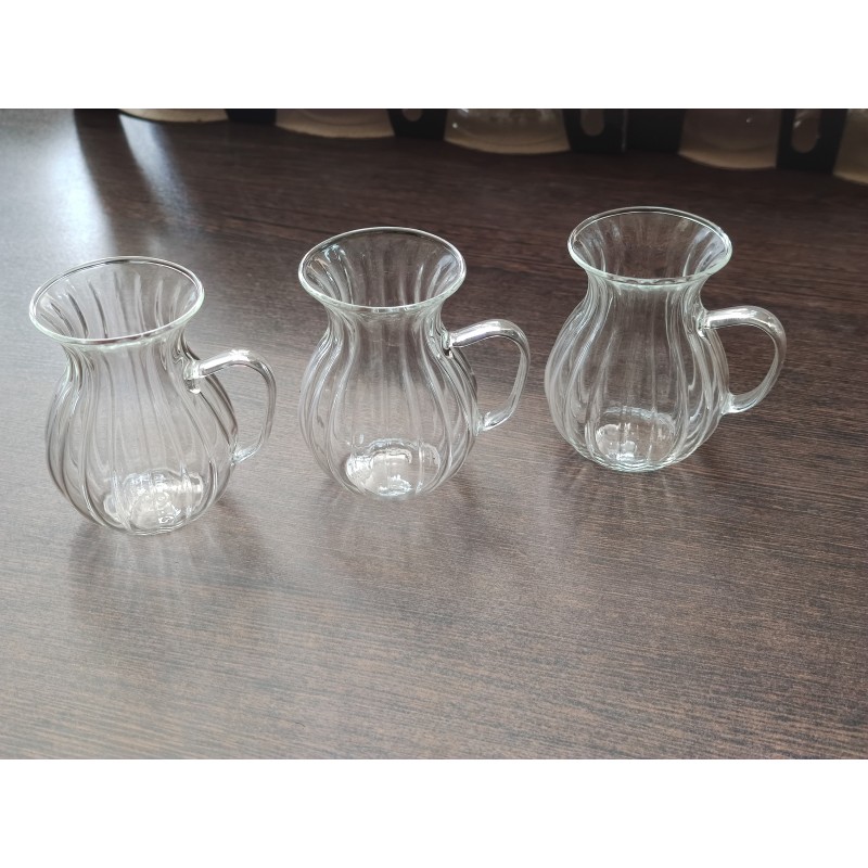 süper ince cam kulplu bardak çizgili 3lü süper ince cam kulplu bardak çizgili 3lü