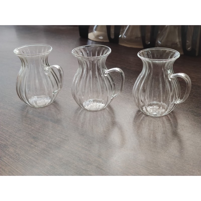 süper ince cam kulplu bardak çizgili 3lü süper ince cam kulplu bardak çizgili 3lü