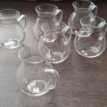 süper ince cam kulplu bardak tombul 6lı