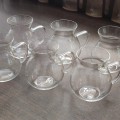 süper ince cam kulplu bardak tombul 6lı