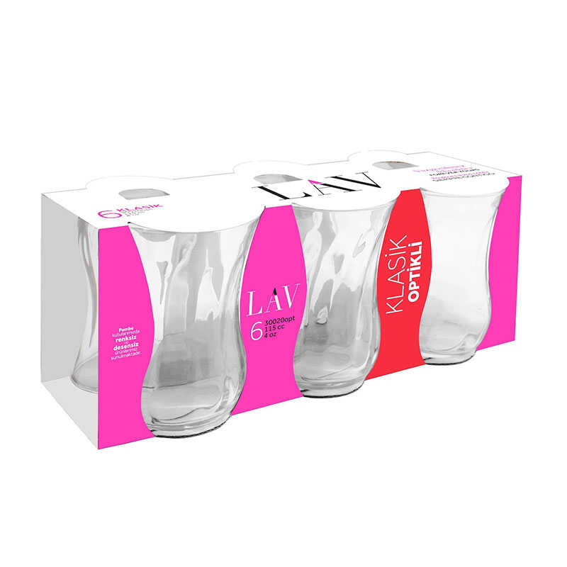 Lav 30020 çay bardak 6lı