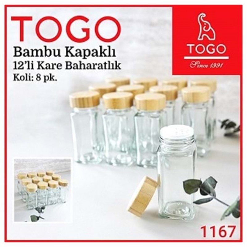 Togo tuzluk biberlik bambu Togo tuzluk biberlik bambu
