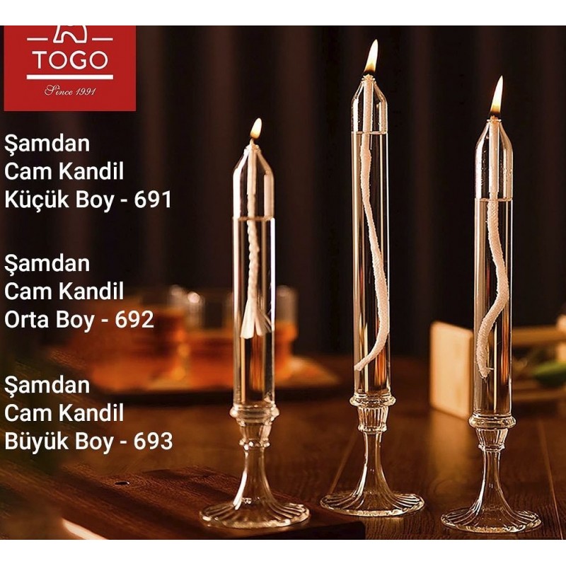 cam şamdan kandil seti sade cam şamdan kandil seti sade