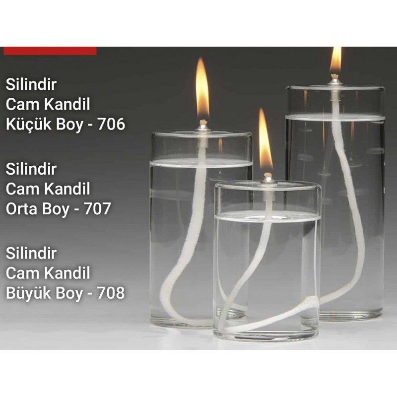 cam silindir kandil seti cam silindir kandil seti