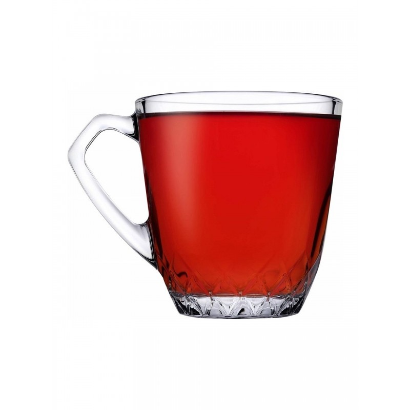 Paşabahçe 55733 Mercan 2li Kulplu Çay Fincanı 160ML