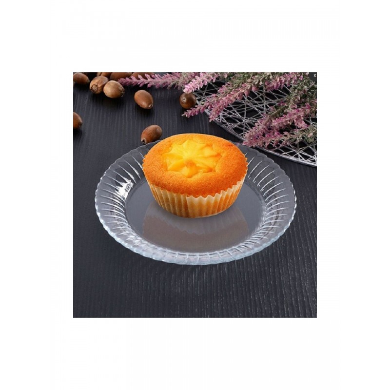 Paşabahçe 10708 Frezya Tatlı Veya Pasta Tabağı 16 Cm 6 Lı