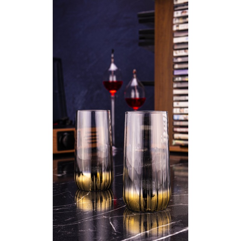 altın yaldızlı meşrubat bardak vibe 6lı