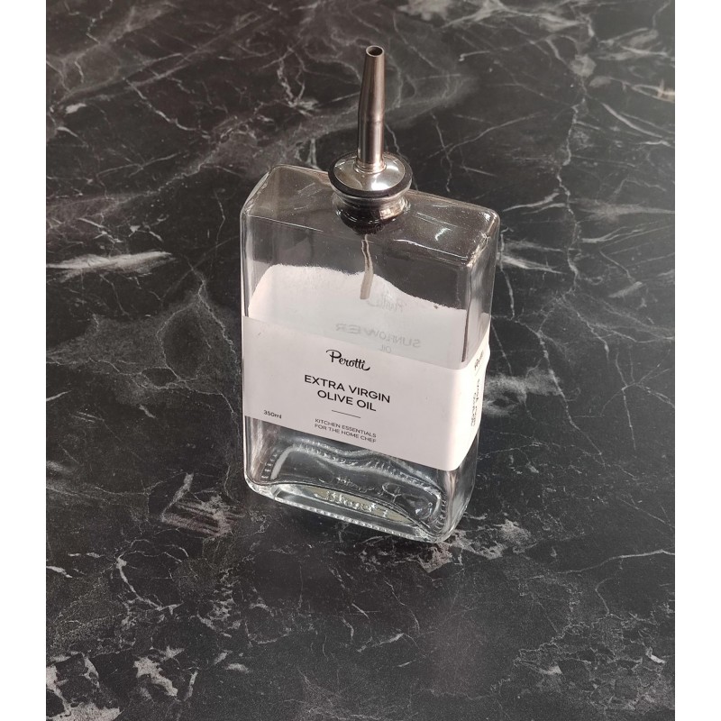 Cam Yağlık Sirkelik Damlatmaz Kapaklı 350ml Dikdörtgen Gümüş Cam Yağlık Sirkelik Damlatmaz Kapaklı 350ml Dikdörtgen Gümüş