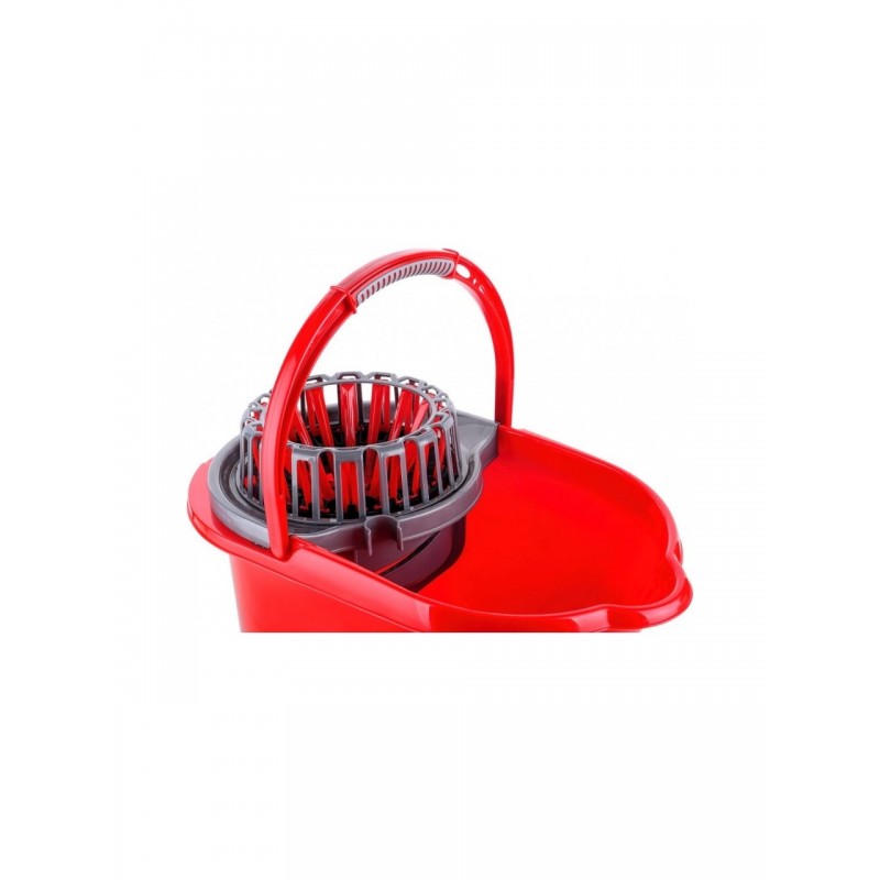 Titiz Cameon Sıkma Aparatlı Temizlik Seti Kovası / Kırmızı / 17 Litre