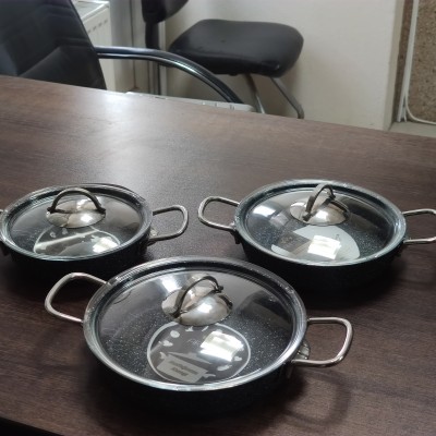 Omlet Tava Seti Granit Gri 18-20-22 Cm Armoni Omlet Tava Seti Granit Gri 18-20-22 Cm Armoni