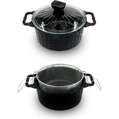 Döküm Granit Kızartma Tenceresi Fritöz 24cm Cvs dn20060