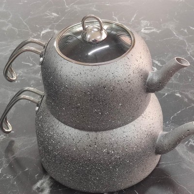 granit çaydanlık takımı gri aileboy granit çaydanlık takımı gri aileboy