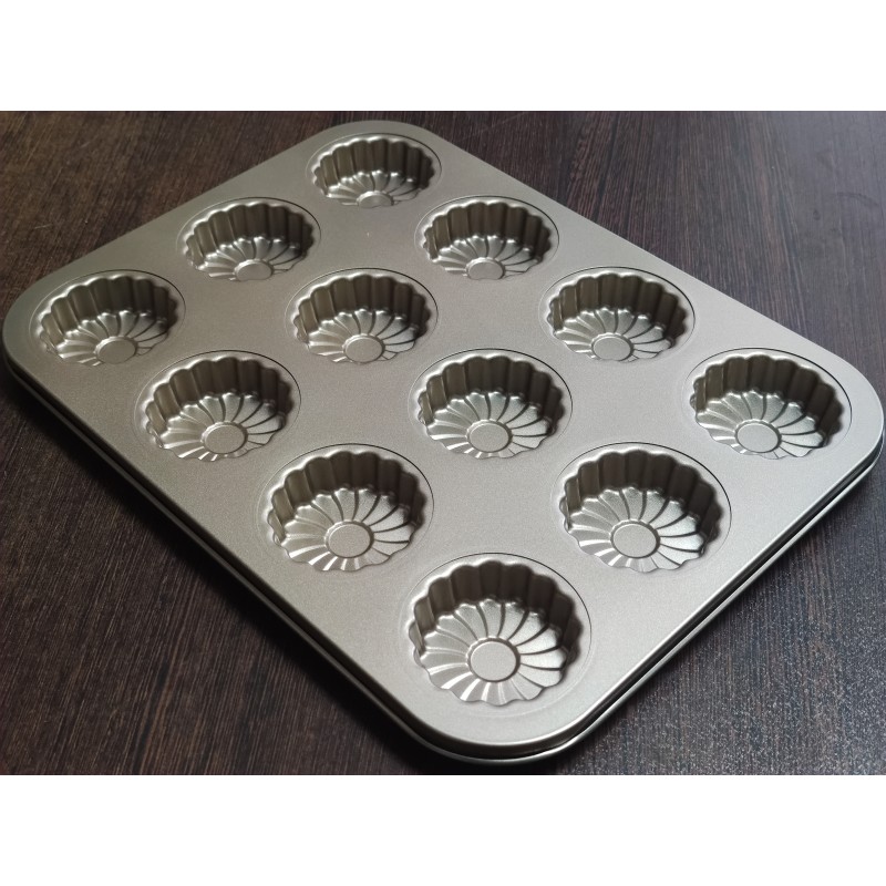 Muffin Kalıp Mini 12 Hazneli 35X27 cm burgu