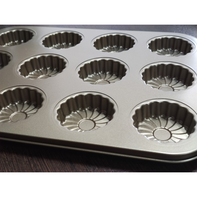 Muffin Kalıp Mini 12 Hazneli 35X27 cm burgu