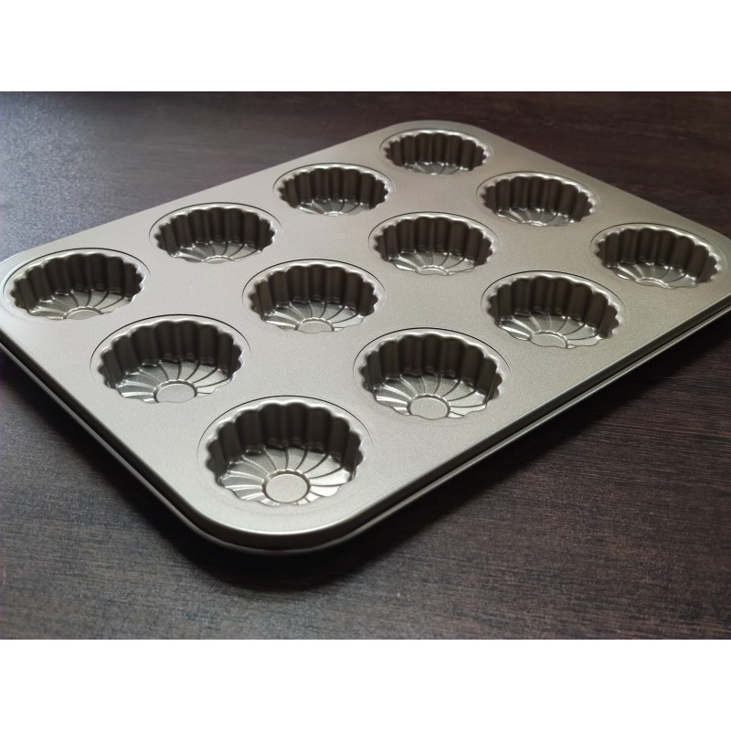 Muffin Kalıp Mini 12 Hazneli 35X27 cm burgu