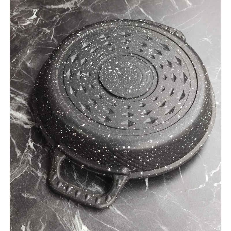 Alüminyum Döküm Granit Kaplama Sahan 18 cm