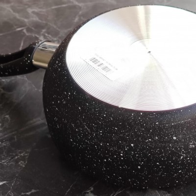 Yanmaz Yapışmaz Granit Sütlük Siyah 16x6 cm Yanmaz Yapışmaz Granit Sütlük Siyah 16x6 cm