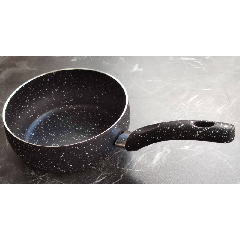 Yanmaz Yapışmaz Granit Sütlük Siyah 16x6 cm