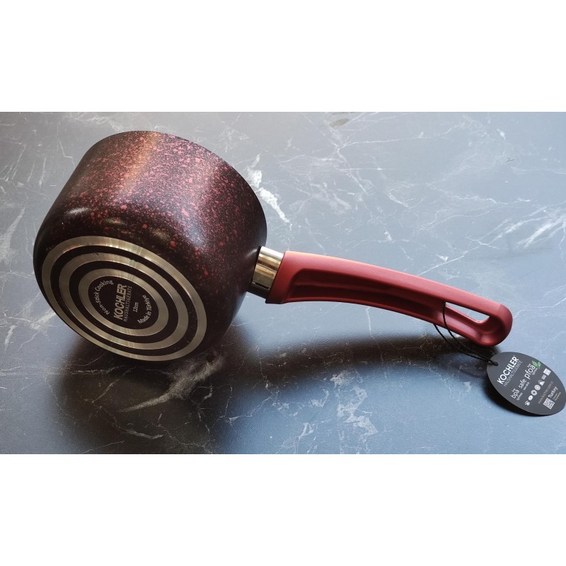 Granit sütlük sosluk kırmızı tava 12 no Granit sütlük sosluk kırmızı tava 12 no