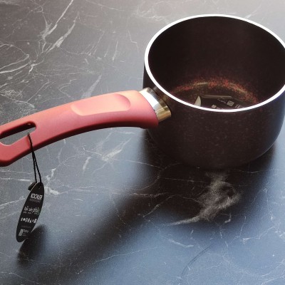 Granit sütlük sosluk kırmızı tava 12 no