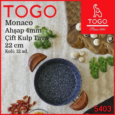 Granit gri 4mm kalınlıkta sahan togo 22 cm