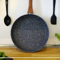 Granit gri 4mm kalınlıkta tava togo 32 cm