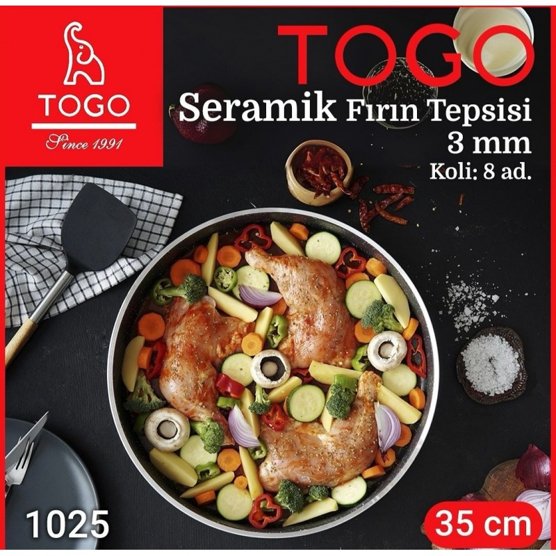 granit fırın tepsi siyah 35cm