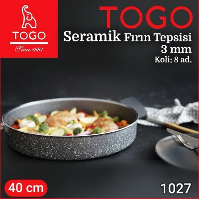 granit fırın tepsi siyah 40cm